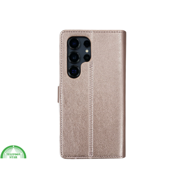 S25 Edge donker rose Leer Stijlvolle en Beschermende Wallet lather – foto 8