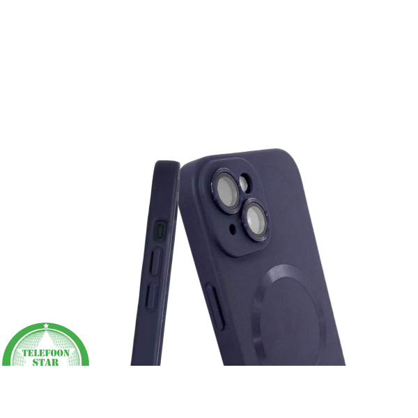 iPhone 15 Plus Siliconen Hoesje Donkerblauw &ndash; MagSafe-Compatibel &amp; Ultieme Bescherming – foto 6