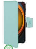 iPhone 16 Bookcase Hoesje &ndash; Mintgroen | Stijlvolle Bescherming met Magnetische Sluiting