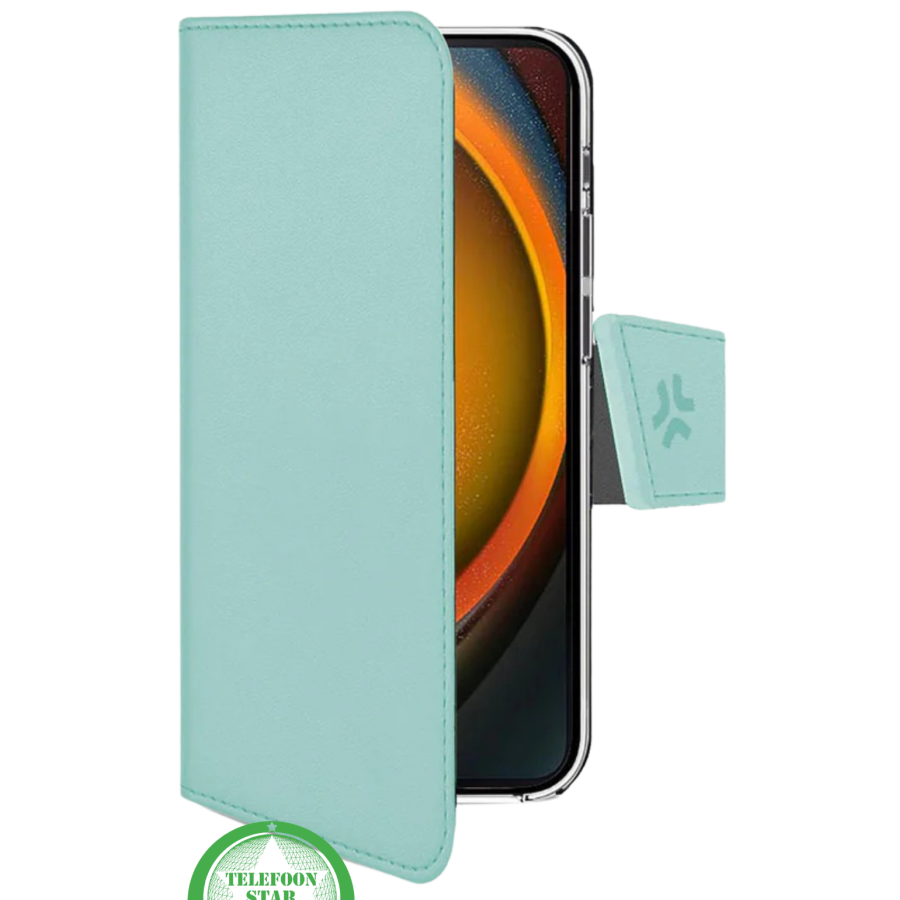 iPhone 16 Bookcase Hoesje &ndash; Mintgroen | Stijlvolle Bescherming met Magnetische Sluiting