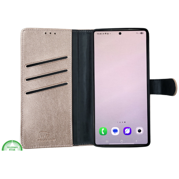 S25 Edge donker rose Leer Stijlvolle en Beschermende Wallet lather – foto 9
