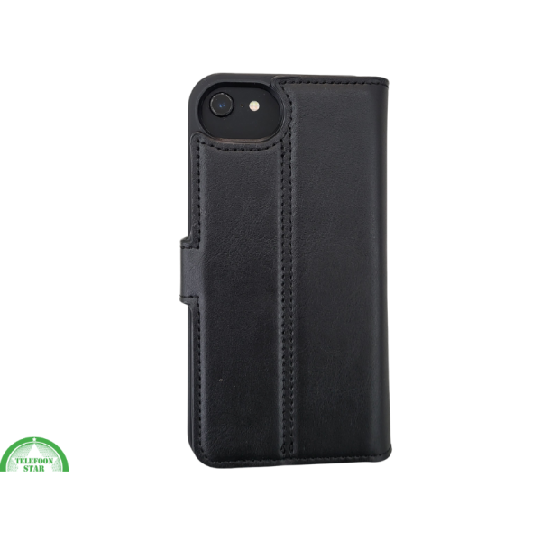 Flip Case Boek Zwart Leren twee en een met 3 Pashouders iPhone 16E – foto 9
