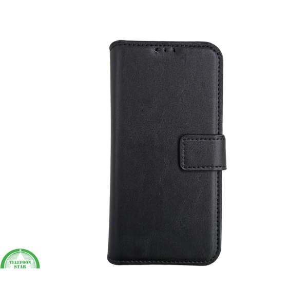 Flip Case Boek Zwart Leren twee en een met 3 Pashouders iPhone 16E – foto 10