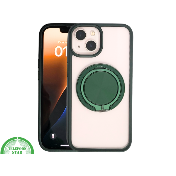 CoverGrip MagSafe Case &ndash; iPhone 13 / 14 Hoesje met Groene Ring | Telefoonstar.nl – foto 3