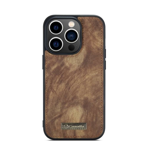iPhone 14 Pro Max 3-in-1 portemonnee hoesje bruin – foto 4