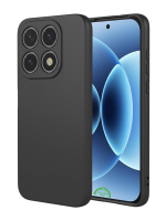 Hoesje voor Xiaomi 17 Zwart Siliconen Hoesje Met Camera Bescherming