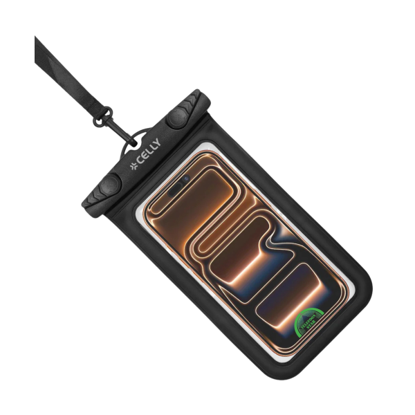 Celly Universele Waterdichte Telefoonhoes Zwart IPX8 &ndash; Geschikt voor iPhone 18 Serie tot 7 Inch – foto 6