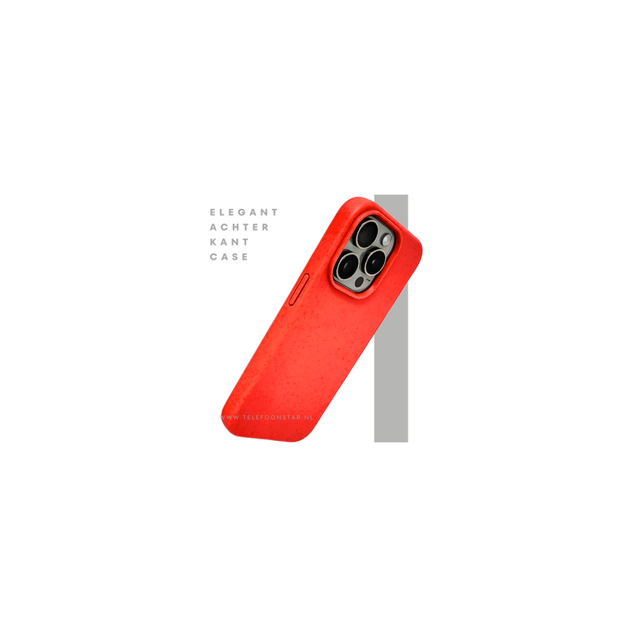Rood iPhone 15 Pro Max Hoesje &ndash; Minimalistisch, Slank &amp; Opvallend | Telefoonstar.nl