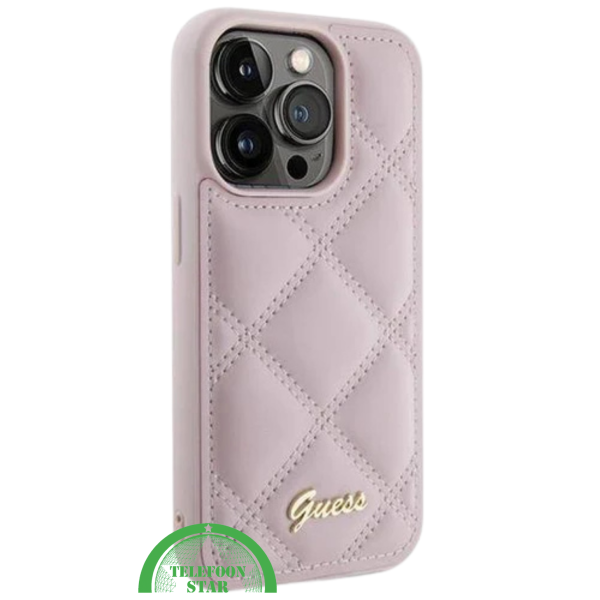Hoesje voor iPhone 15 Pro &ndash; Lichtroze Elegantie en Bescherming – foto 2