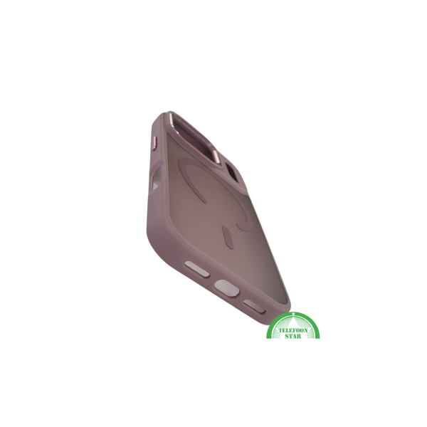 Matte ProtectCase iPhone 17 Pro Max met Magnetische Oplaadring &ndash; Smoke Bruin – foto 2