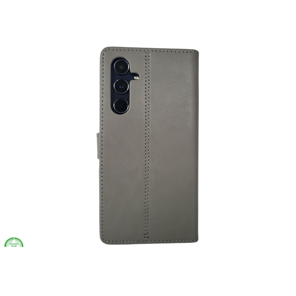Hoesje voor Samsung Galaxy S26 Plus Boek Case Leer Stijlvolle en Wallet Grijs – foto 6