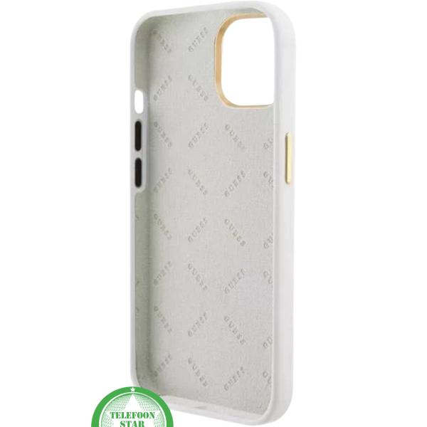 Hoesje voor iPhone 14 wit beschermhoesje luxe – foto 2