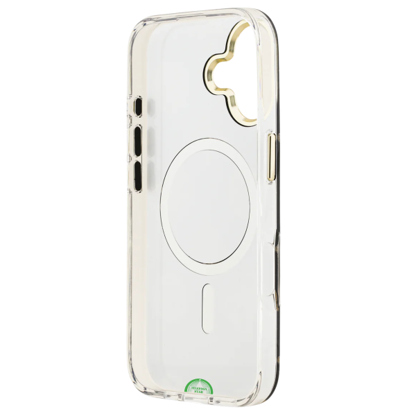 Hoesje iPhone 17 Glitter Mirrored Magsafe Compatible Gold Phone Case en Sterke Slank – foto 4