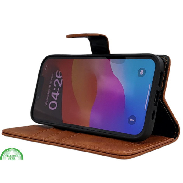 Wallet Case Licht Bruin IPhone 17E – foto 3