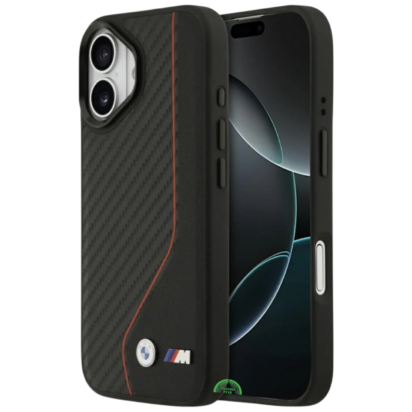 Hoesje iPhone 17 Zwart Carbon Racing Grip Case Sterke Slank – foto 5