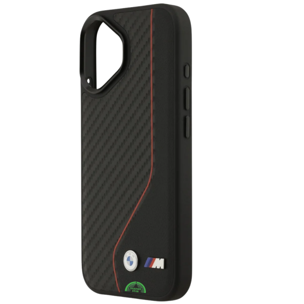 Hoesje iPhone 17 Zwart Carbon Racing Grip Case Sterke Slank – foto 3