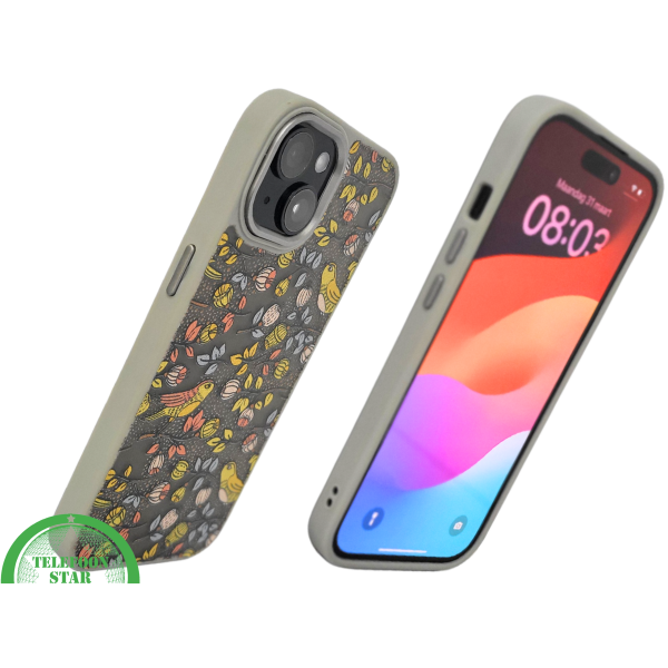 iPhone 15 Plus Hoesje &ndash; Herfst Vogeltjes Design | Uniek, Beschermend &amp; Betaalbaar – foto 2