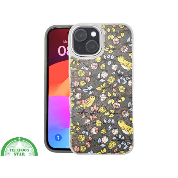 iPhone 15 Plus Hoesje &ndash; Herfst Vogeltjes Design | Uniek, Beschermend &amp; Betaalbaar – foto 3