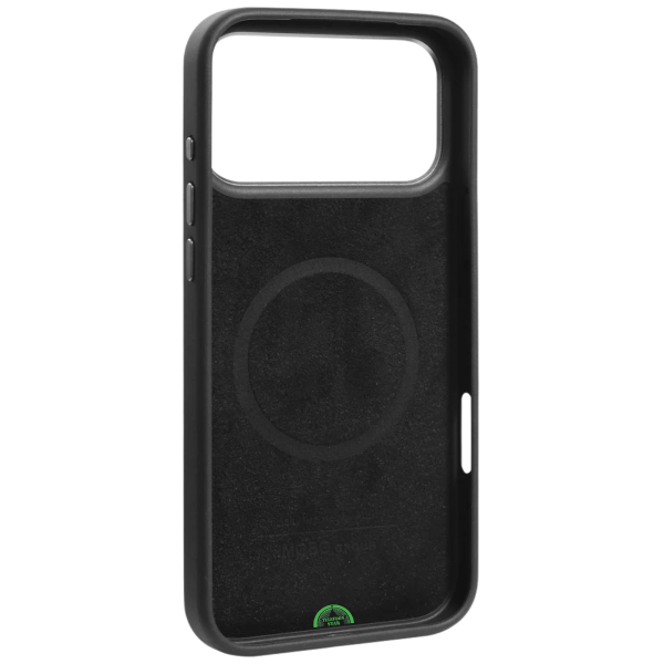 Hoesje voor iPhone 17 Pro Zwart Slank en Leather Stripe Case – foto 3