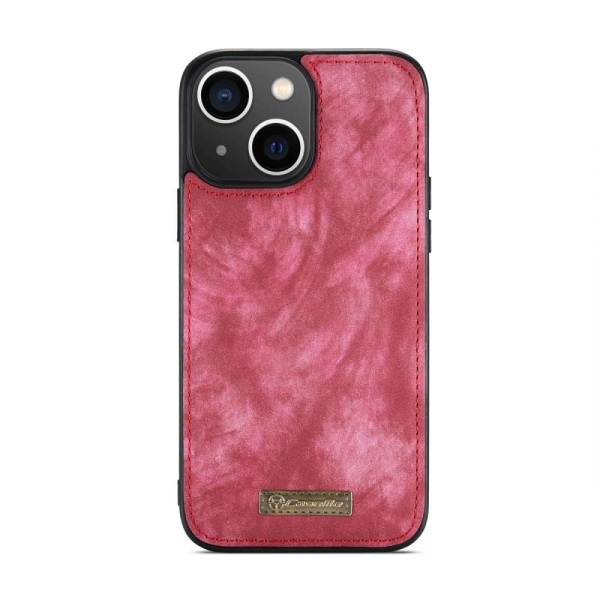iPhone 14 3-in-1 portemonnee hoesje rood – foto 5