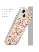 RoseLeaf Soft Case &ndash; iPhone 13 / 14 Bloemen Hoesje met Rozen | Telefoonstar.nl