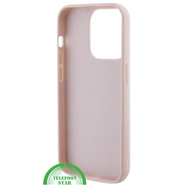 Hoesje voor iPhone 15 Pro &ndash; Lichtroze Elegantie en Bescherming – foto 3