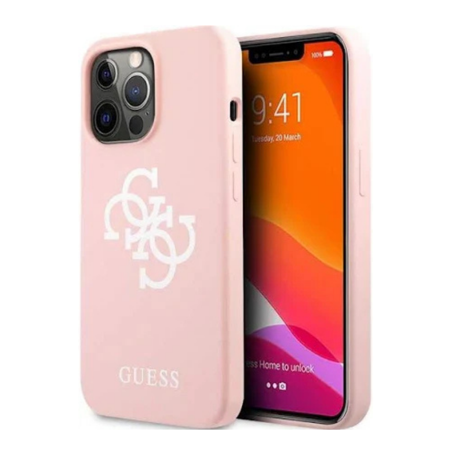 Silicone Pink Hoesje iPhone 13 Pro