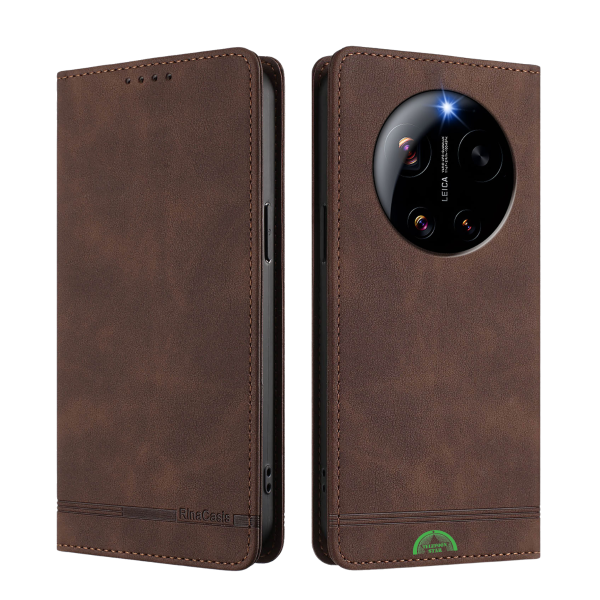 Hoesje voor Xiaomi 17 Ultra Bookcase BruinMagnetische sluiting – foto 5