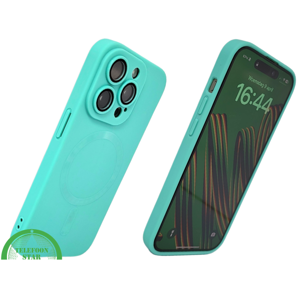 Turquoise MagSafe iPhone 15 Pro Max Hoesje &ndash; Fris &amp; Slank Design | Telefoonstar.nl – foto 2