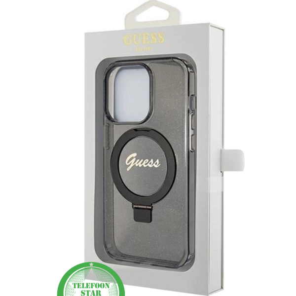 Transparant Hoesje met Zwarte Ringhouder iPhone 15 Pro Max – foto 2