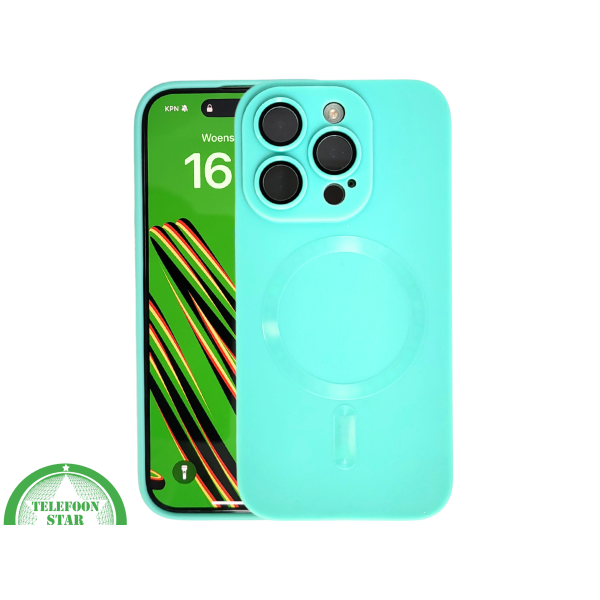 Turquoise MagSafe iPhone 15 Pro Max Hoesje &ndash; Fris &amp; Slank Design | Telefoonstar.nl – foto 3