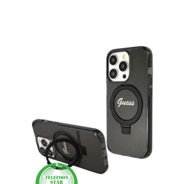 Transparant Hoesje met Zwarte Ringhouder iPhone 15 Pro Max – foto 4