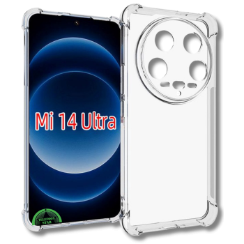 Hoesje voor Xiaomi 14 Ultra Transparant Licht strak