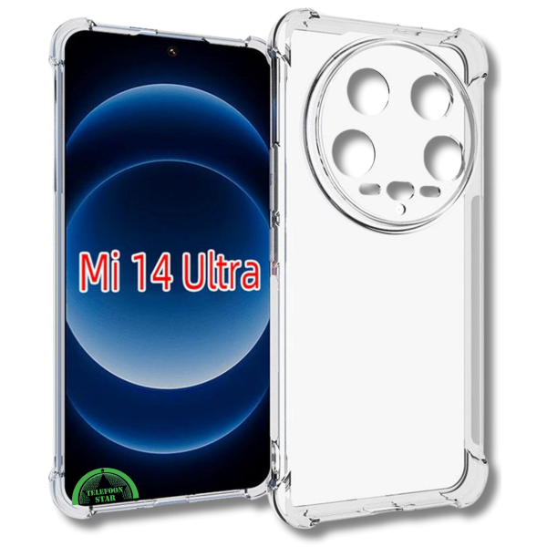 Hoesje voor Xiaomi 14 Ultra Transparant Licht strak – foto 5
