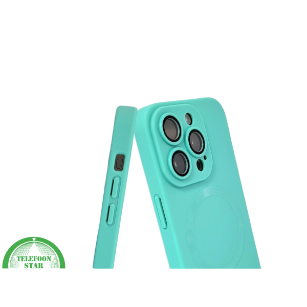 Turquoise MagSafe iPhone 15 Pro Max Hoesje &ndash; Fris &amp; Slank Design | Telefoonstar.nl – foto 6