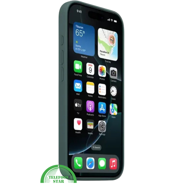 Hoesje 16 pro donkergroene siliconen  – foto 2