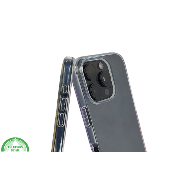 iPhone 16 Pro Max Transparant Hoesje &ndash; Glanzende Grijze Achterkant met Stevige Beschermingr – foto 6