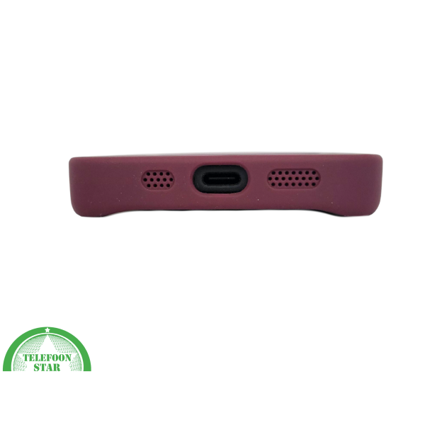 iPhone 15 Plus Hoesje &ndash; Zwart-Bordeaux met MagSafe Ring | Stijlvol &amp; Functioneel – foto 5