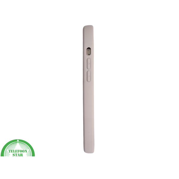 Siliconen Cover iPhone 13 / 14 &ndash; Mat Lichtgrijs | Minimalistische Bescherming – foto 5