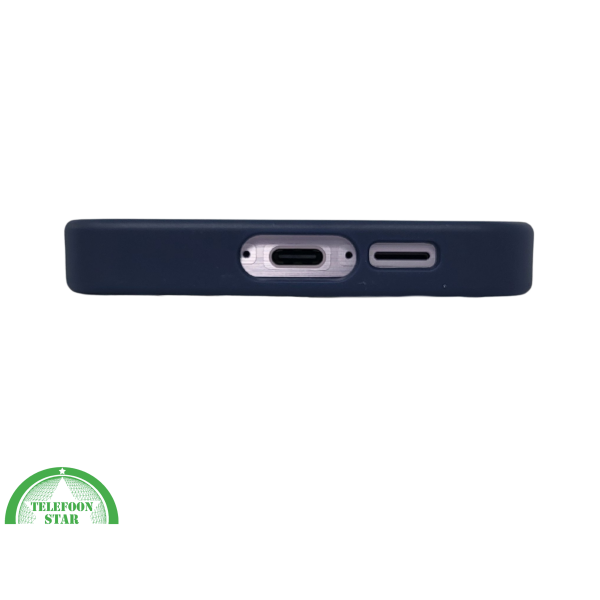 Samsung Galaxy A16 Hoesje Transparant met Blauwe Rand, Schokbestendig – foto 5