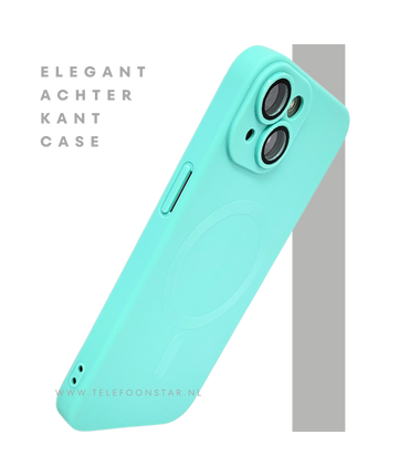 AquaMag Pro Case &ndash; Turquoise MagSafe Hoesje iPhone 13 / 14 | Telefoonstar.nl