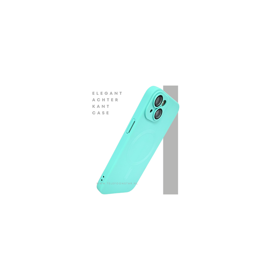 AquaMag Pro Case &ndash; Turquoise MagSafe Hoesje iPhone 13 / 14 | Telefoonstar.nl
