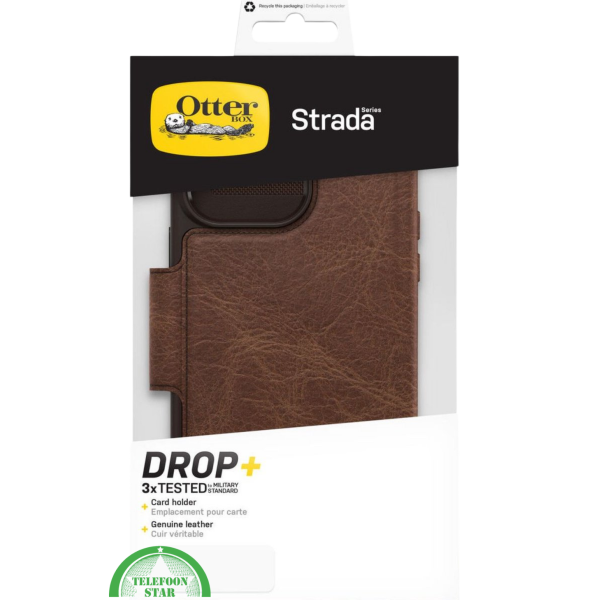 Donker bruin Bookcase Hoesje iPhone 14 Pro Max – foto 4