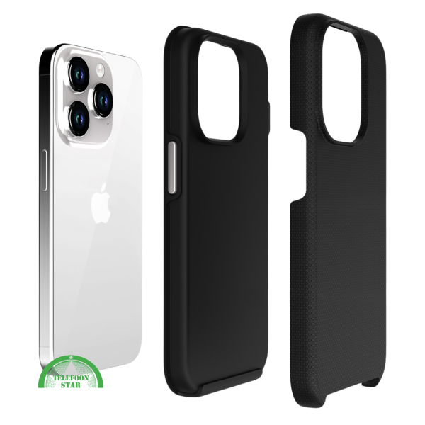 Zwart Hoesje voor iPhone 15 Anti-Slip &ndash;  TPU Slank, Sterk &amp; Gripvast – foto 3