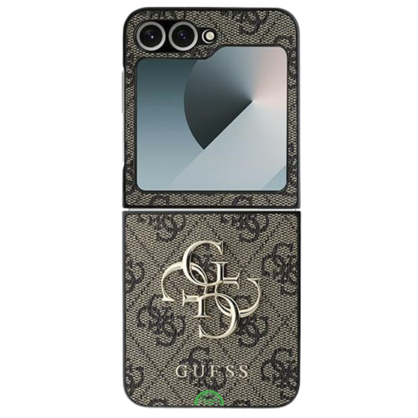 Hoesje voor Samsung Z Flip 7 FE Bruin Guess slank en lichtgewich – foto 2