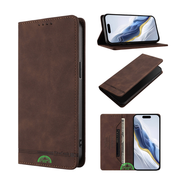 Hoesje voor Xiaomi 17 Ultra Bookcase BruinMagnetische sluiting – foto 2