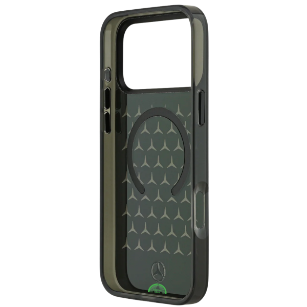 Hoesje voor iPhone 17 Pro Max Smoke black Stealth Pattern Shield Case – foto 5