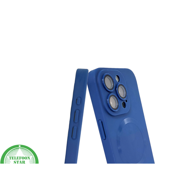Blauw iPhone 15 Pro Max Hoesje met MagSafe &ndash; Slank &amp; Mat Design | Telefoonstar.nl – foto 6