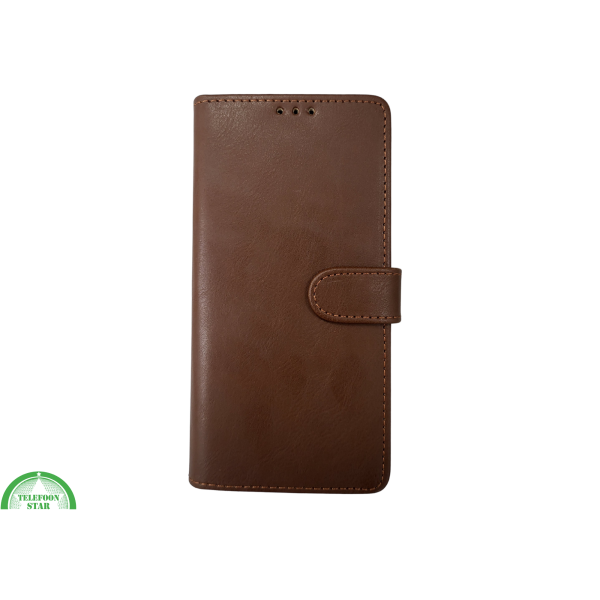 Samsung Galaxy S25 FE Boek Case Leer Stijlvolle en Beschermende Wallet Case D Bruin – foto 7