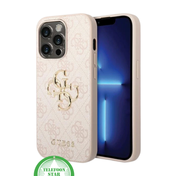 iPhone 15 Pro Max Case &ndash; Chic Beige met Goudaccent